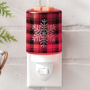 NIB Scentsy Frosted Flannel Mini Warmer